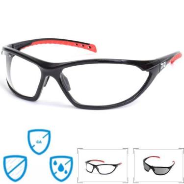 Imagem de Oculos de Proteçao CA EPI Segurança UV Fabrica Trabalho Bike Esportivo