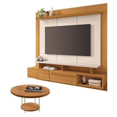 Imagem de Home Suspenso Zenith Cinamomo Off White com Mesa de Centro Sky Cinamom