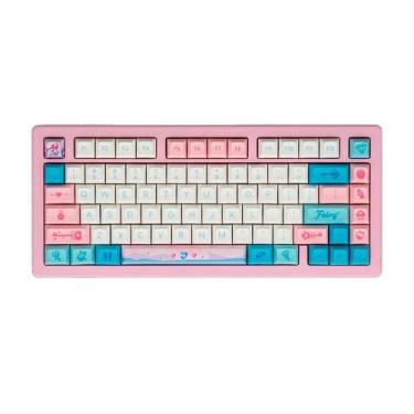 Imagem de Teclado Akko ACR PRO, Switch Cream Blue, V3 PRO, Rosa