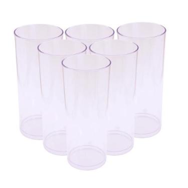 Imagem de Kit 15 Copos Long Drink Colorido De Acrílico 330ml CasamentO FESTA ANI