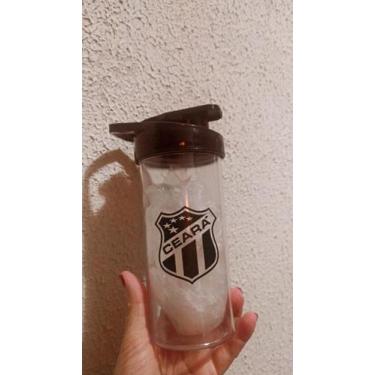 Imagem de Squeeze personalizado 500ml - Plástico cristal com tam preta