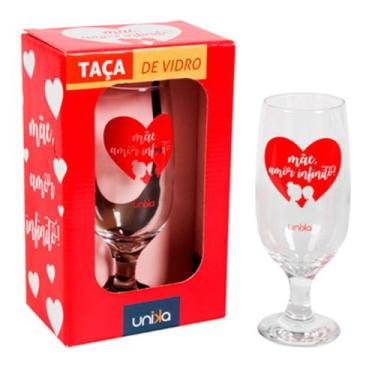 Imagem de Taça de Vidro Unika Mãe Amor Infinito 300 ml