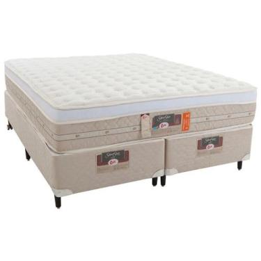 Imagem de Cama Box Queen (Box + Colchão) Castor de Mola - Ensacada/Pocket 59cm d