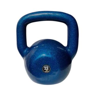 Imagem de Kettlebell Emborrachado 22,0kg Treinamento Funcional Força e Resistência Muscular Anilhas Fitness