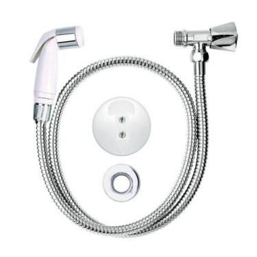 Imagem de Ducha Higiênica com Ligação Inox e Registro - Jackwal