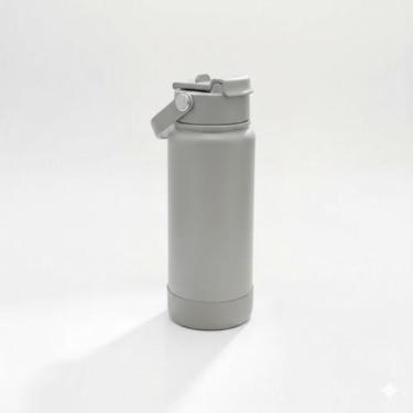 Imagem de Garrafa Térmica TR-008 1000ml Aço Inox com Protetor de Silicone - BLIH