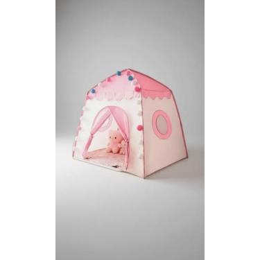 Imagem de Castelinho Infantil Tenda Princesa Borboleta 130x100x130cm - Congratul