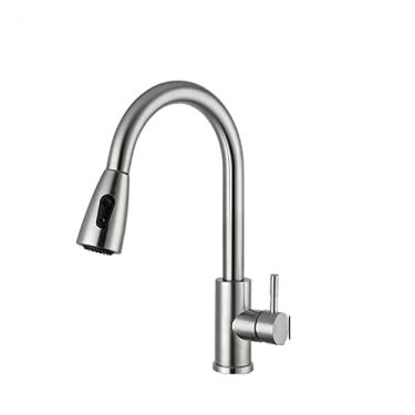 Imagem de Torneira de Cozinha Pia de Água Torneira Aço Inoxidável Extrair Torneiras De Cozinha,Y40147,China