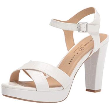 Imagem de Chinese Laundry Sandália feminina Always Heelled, branca, 35, Branco, 35