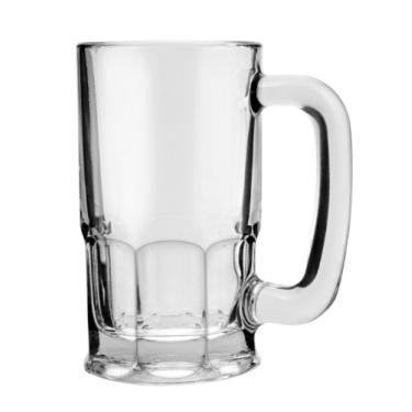 Imagem de Anchor Hocking Caneca de cerveja de 590 ml, transparente, conjunto de 6