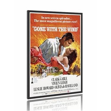 Imagem de Quadro Pôster Filme ...E o Vento Levou M1 60x90