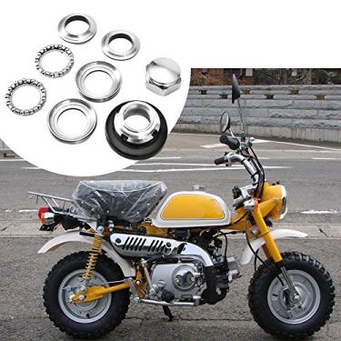 Imagem de Acessórios para motocicleta, kit de rolamento de direção, rolamentos cônicos de direção, rolamento de direção de motocicleta, para macaco