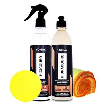 Imagem de Kit Limpeza e Hidratação de Couro, Bancos, Sofás, Bolsas e jaquetas de Couro.