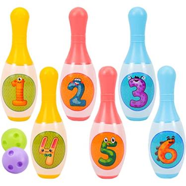 Jogo De Boliche Infantil 6 Pinos E 2 Bolas - Cardoso Toys em Promoção na  Americanas