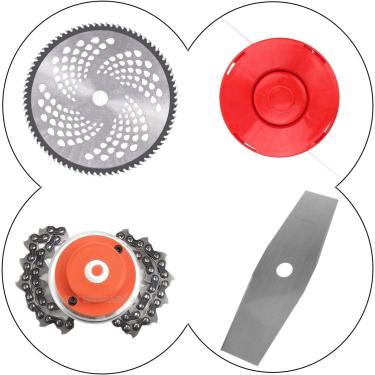 Imagem de Kit 4 Lâminas Roçadeira Profissional Universal Promoção