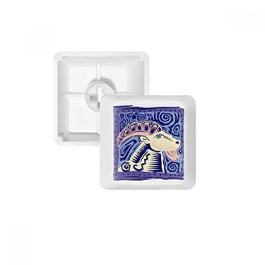 Imagem de DIYthinker Constellation Aries México Cultura Gravura Tecla Teclado Mecânico PBT Gaming Upgrade Kit