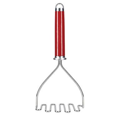Imagem de KitchenAid Espremedor de batata, utensílio de cozinha de aço inoxidável – vermelho império