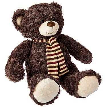 Imagem de Urso Marrom C/Cachecol Listrado 15", Foffylandia, Marrom