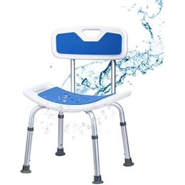 Imagem de Cadeira De Banho Com Encosto E Alças, Assento De Banho Acolchoado Ajustável Em Altura, Cadeiras De Banho Antiderrapantes Para Deficientes Físicos Com Deficiência Para Idosos,Constructive23