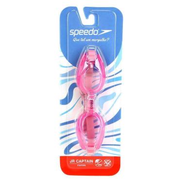 Imagem de Óculos de Natação Infantil Speedo Jr Captain Rosa-Unissex