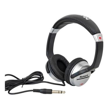 Imagem de Headphone Numark Hf125 C/ Cabo De 1,5m E Conector P2 Ou P10 Cor Preto/prateado HF125