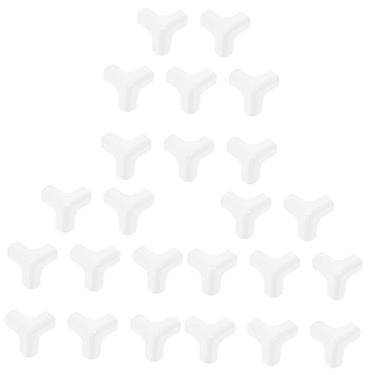 Imagem de HEMOTON 24 Peças De Canto Protetor De Silicone Mesa De Bebê Gel De Sílica Branco Anticolisão