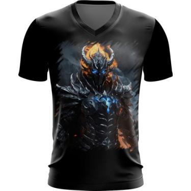 Imagem de Camiseta Gola V Guerreiro De Gelo E Fogo Mortal 4 - Kasubeck Store