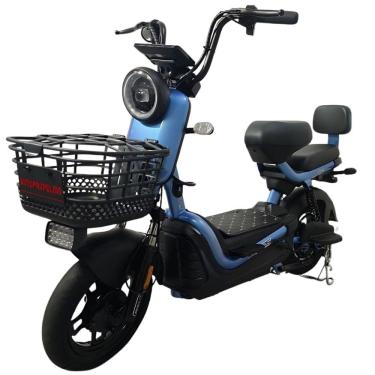 Imagem de Bicicleta Elétrica Scooter 500W 48V 20Ah Eko-5 Duos Azul Metálico