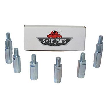 Imagem de Conjunto de 8 espaçadores de roda de carrinho de golfe EZ GO de alto desempenho 10 cm (5 cm por lado) serve universalmente para todos os carrinhos de golfe com 1/5.1 cm - 20 fios - EZ-GO EZGO Club Car