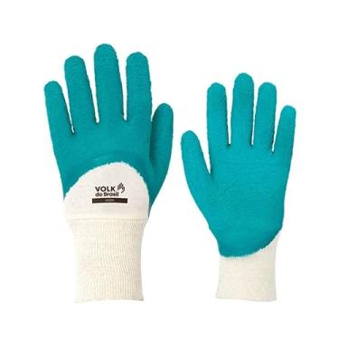 Imagem de Kit 3 Luva Green Volk Emborrachada Corrugada Revestida Banho Latex Luva Nitrilon EPI Protecao Seguranca CA: 38800