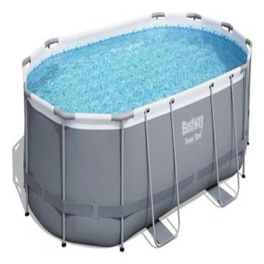 Imagem de Piscina Estrutural Oval 10.949l Com Filtro 127v Bestway