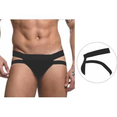Imagem de Jockstrap Jockbox tipo boxer Vazada - Beebas, Preto, G