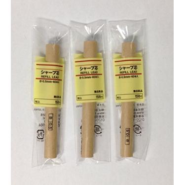 Imagem de L pis de refil mec nico japon s Muji [0,5 mm B(#1)] 40 pe as 3 pacotes
