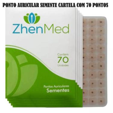 Imagem de Ponto Auriculoterapia Semente Auricular C/ Micropore 70 Un - GoldLife 