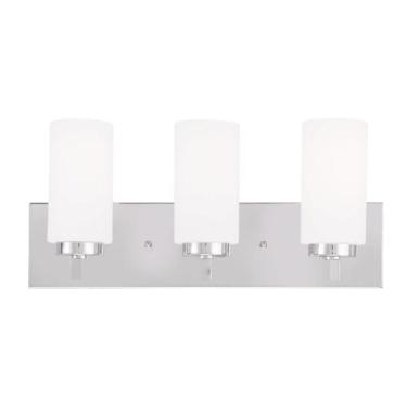Imagem de Livex Lighting 16373-05 Luz de banho West Lake com 3 luzes, cromada