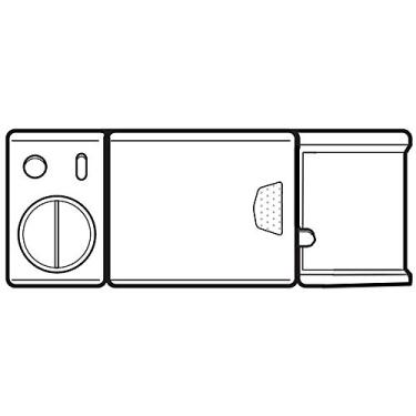 Imagem de Samsung Dispensador de detergente para lava-louças DD59-01002A, cinza