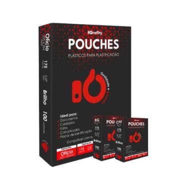 Imagem de Plástico Plastificação 500 Grafity 1 Ofício, 2 RG e 2 CPF (Título Elei