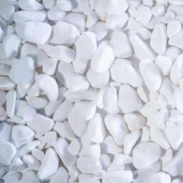 Imagem de Pedra Seixo Dolomita Branca 1Kg Tipo 2 Bruta - Sos Lar