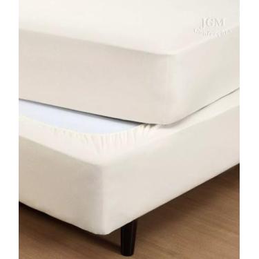 Imagem de Saia Fit Elástica - Solteiro - JGM, Palha
