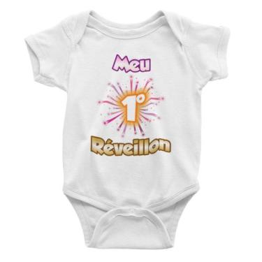 Imagem de Body Bebê Meu Primeiro Réveillon Ano Novo Branca - Del France, P