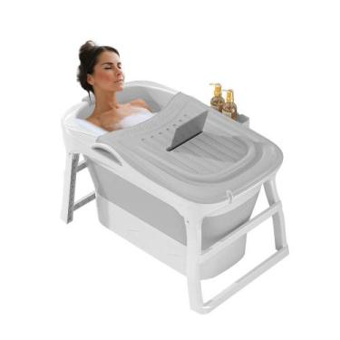 Imagem de Banheira Ofurô Dobrável Portátil 210 Litros Adulto 112 Cm Vg+ - VG PLU