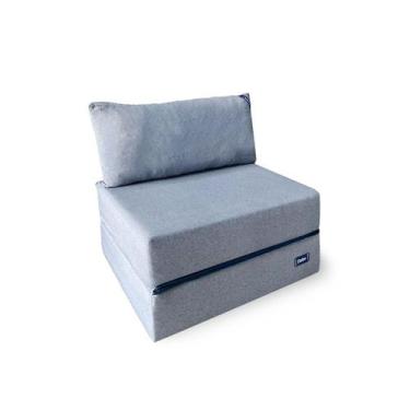 Imagem de Puff SOLTEIRO Dobrável Dabe Bed Marinho - 070x090, Solteiro