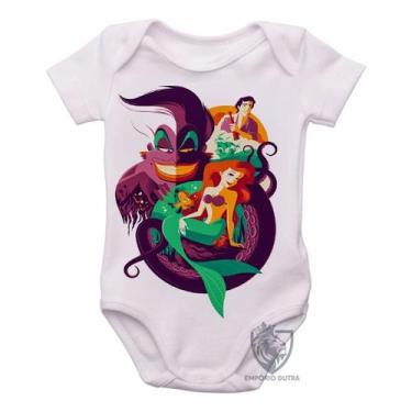 Imagem de body nenê criança roupa bebê Pequena Sereia  - Empório Dutra, P   ( 0-
