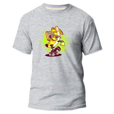 Imagem de Camiseta Algodão Premium Estampa Digital Banana com Som  - NoBrand, Ci