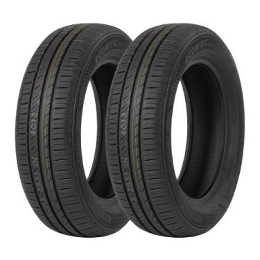Imagem de Jogo 2 Pneus Kumho Aro 14 Ecowing ES31 175/80R14 88T, 5 anos Contra De