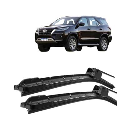 Imagem de Palhetas Limpador Parabrisa em Silicone Compatível com Toyota Hilux e SW4 2016 2017 2018 2019 2020 Tipo gancho