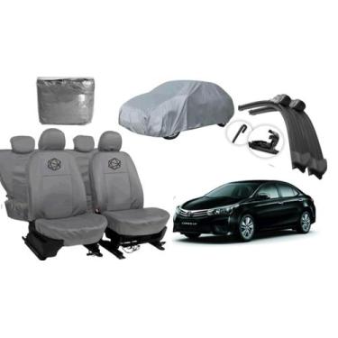 Imagem de Conjunto capa couro + limpador Corolla 2013 a 2021 - ferro tech br