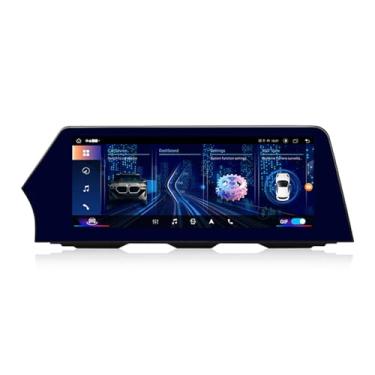 Imagem de Rádio automotivo de 12,3 polegadas, vídeo multimídia, estéreo, navegação GPS adequado para BMW Série 7 (sistema NBT)13-17, CarPlay Auto Bluetooth, sistema original mantido,（4+64G）