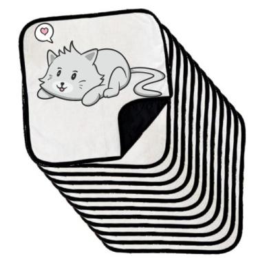 Imagem de 12 Tapetinhos Macios para Dormir Pet Antipulgas Antipulgas 200 Lavagen