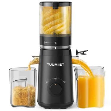 Imagem de Espremedor TUUMIIST Cold Press 300 W, calha de 5,3 polegadas, alto ren